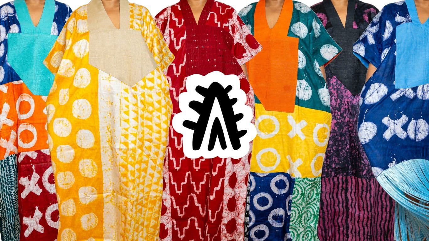 Aika community wearing vibrant Bubu garments
